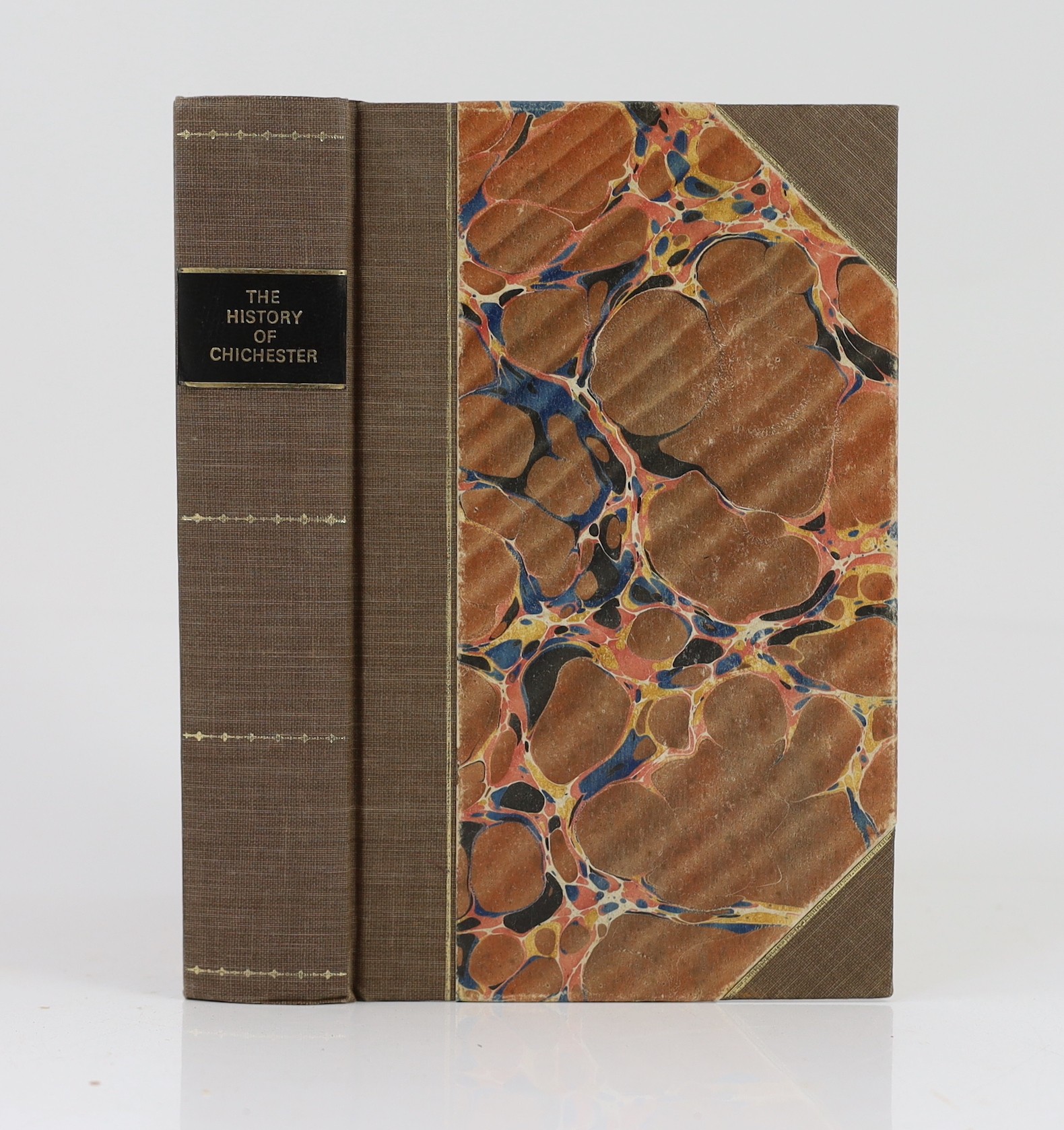 SUSSEX: Hay, Rev. Alexander - The History of Chichester ... the most remarkable places in its vicinity, and the County of Sussex in general ... half title; newly rebound gilt half cloth and marbled boards. Chichester: pr